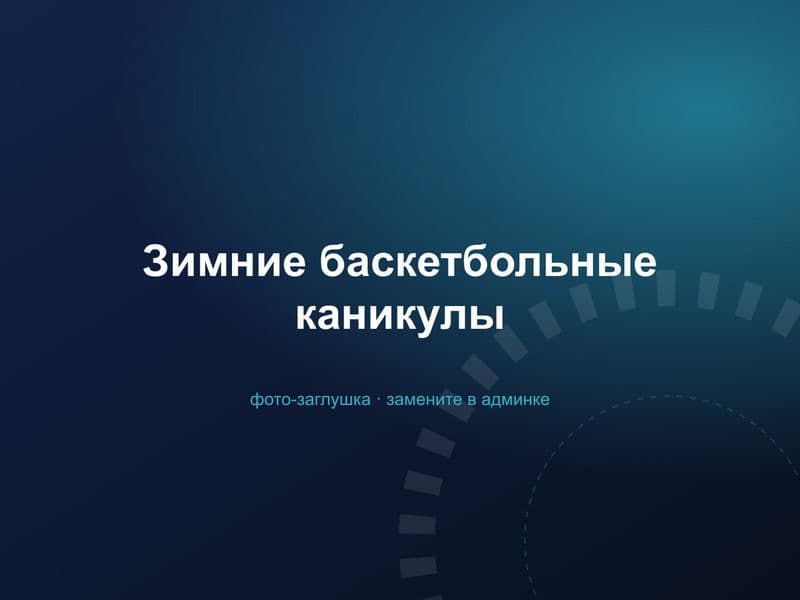 Зимние баскетбольные каникулы